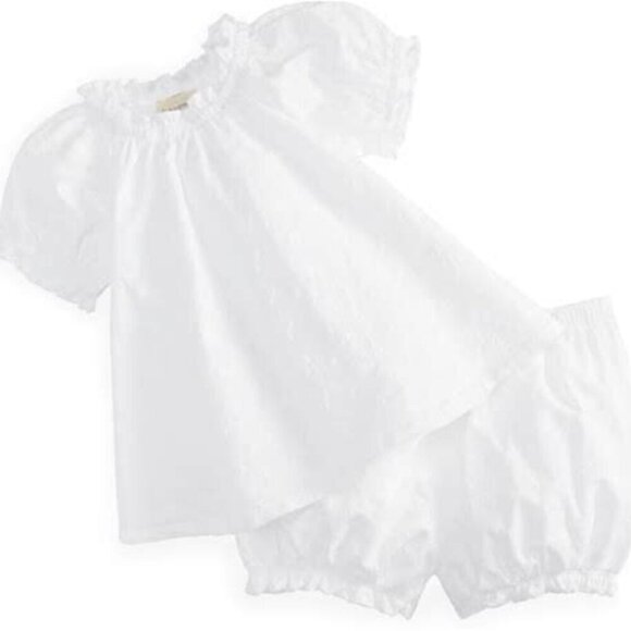 First Impressions Girls 2-Pc.White Embroidered Eyelet Top & Shorts Set 2T 267 - Picture 1 of 10